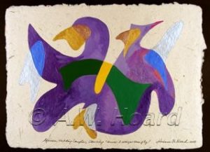 4 SPECIAL SALE -The Wedding Dancers [African Dawn Print Series]