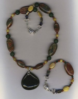 Solar Heart Chakras HEALING Amulet Set
