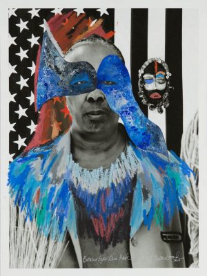 Speaking Spirit Mask Series: Brown Eyes Blue