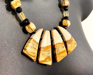 Landscape Jasper Grounding Amulet